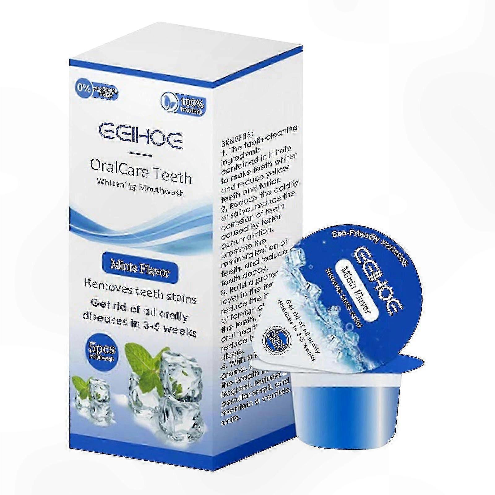Advanced Oral Rinse for Fresh Breath, Deep Clean, and Whitening with Odor Neutralization and Stain Removal Properties