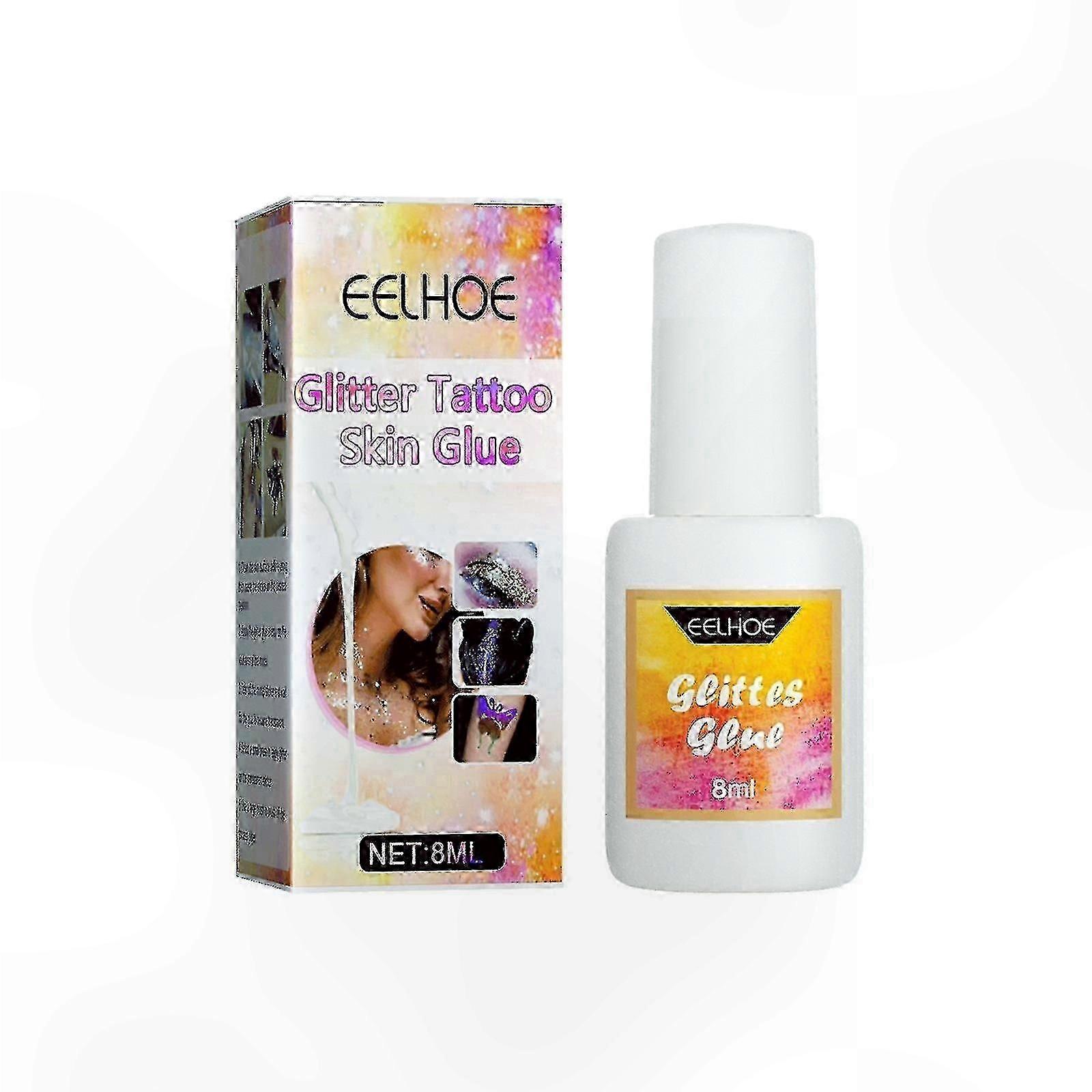 Adhesive for Temporary Tattoos and Face Art, Eyelash Glue for Painted Designs