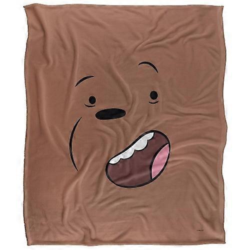 We Bare Bears Silky Grizz Supersoft Blanket