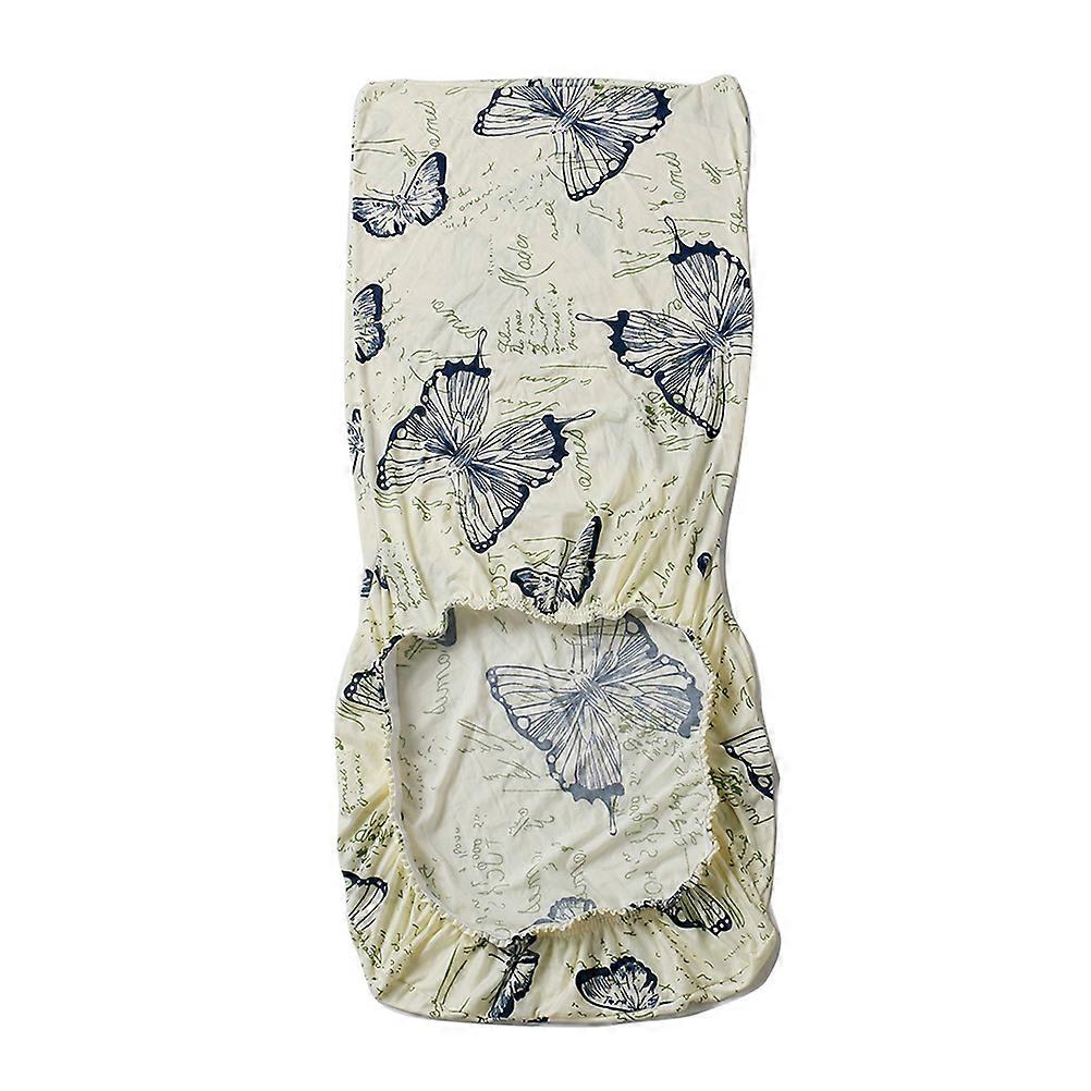 Beige Dining Chair Case with Stretchable Removable Slipcover for Home Use