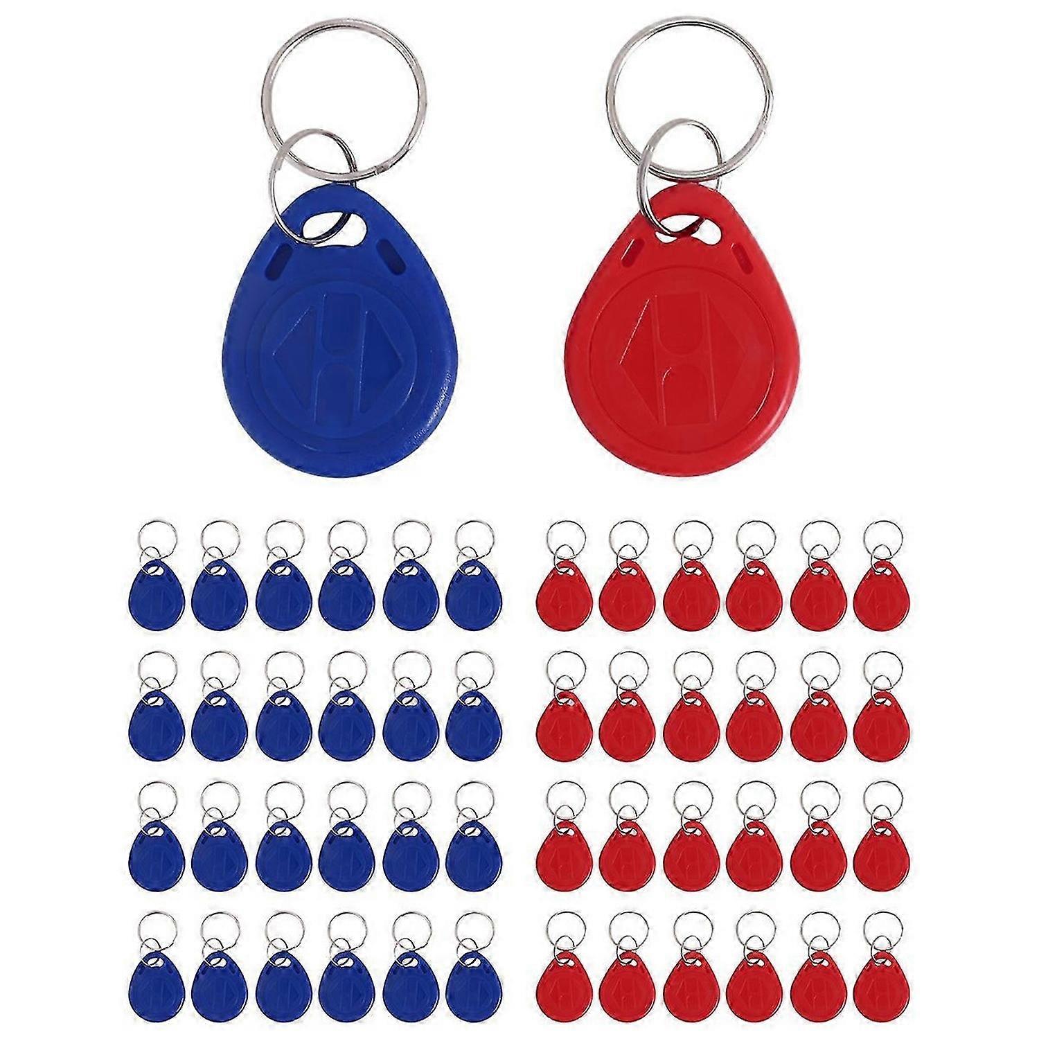 50Pcs 125 Khz Proximity ID Card RFID Keyfob Access Control Key for Door Entry Access Control System