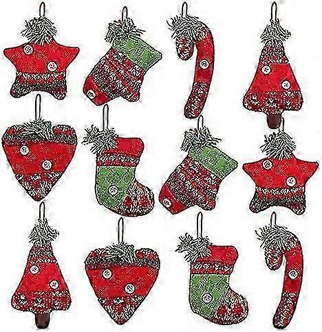 12 pcs christmas tree decorations