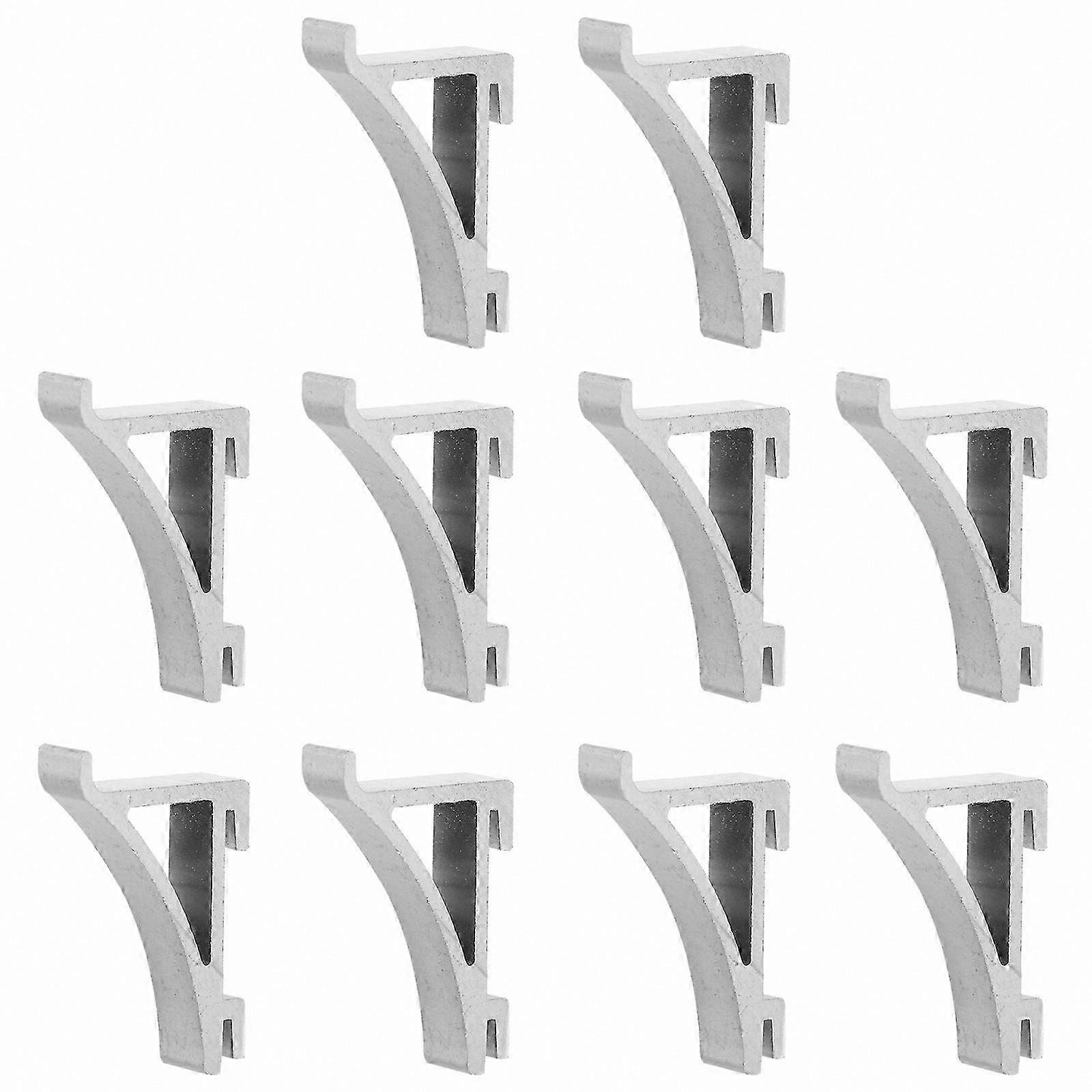 10 Pack Refrigerator Shelf Clips Cooler Support Hooks Freezer Organizer Accessories
