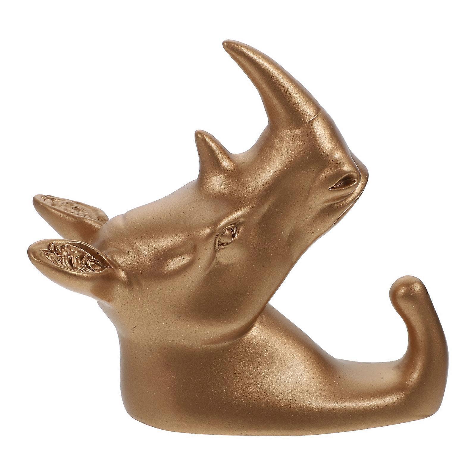 Animal Head Wall Hooks Creative Hooks for Storage 2Pcs PVC