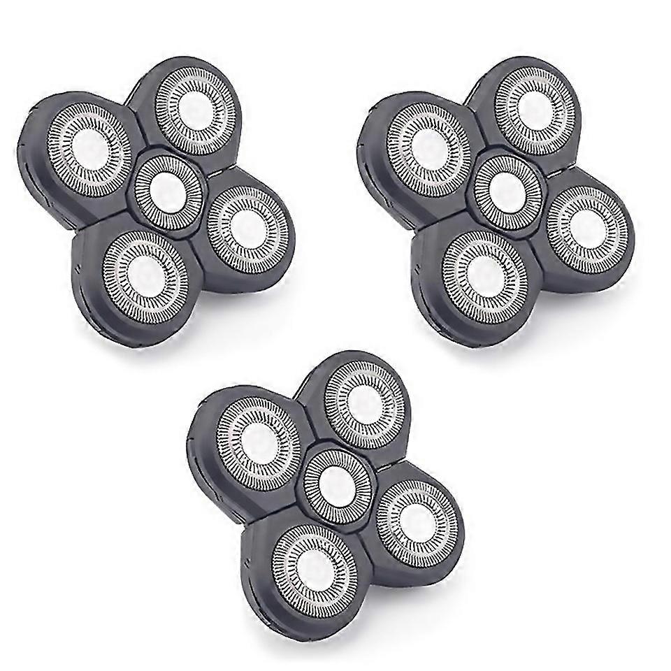 For 3pcs Shaver Head Electric Shaver 5 Cutter Floating