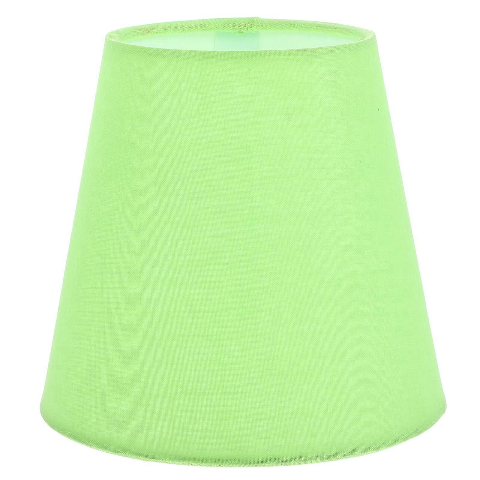 Light Green Desk Lamp Cover Fabric Replacement for 2Pcs Clip on Lampshade