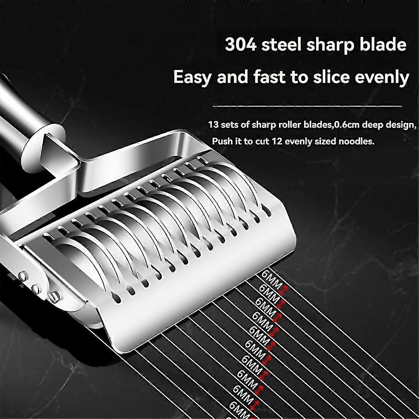 For Noodle Cutter Multipurpose Noodle Cutter 19 Slicers Side