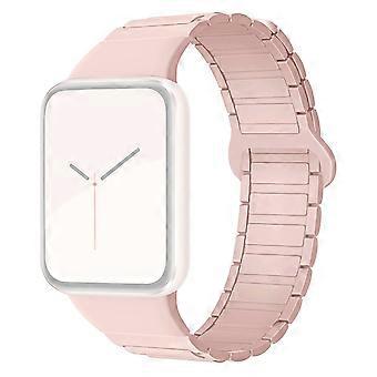 3-Bead Magnetic Strap Compatible For Xiaomi Smart Band 9 Pro / 8 Pro / Redmi Watch 5 / 4 Silicone Watch Band