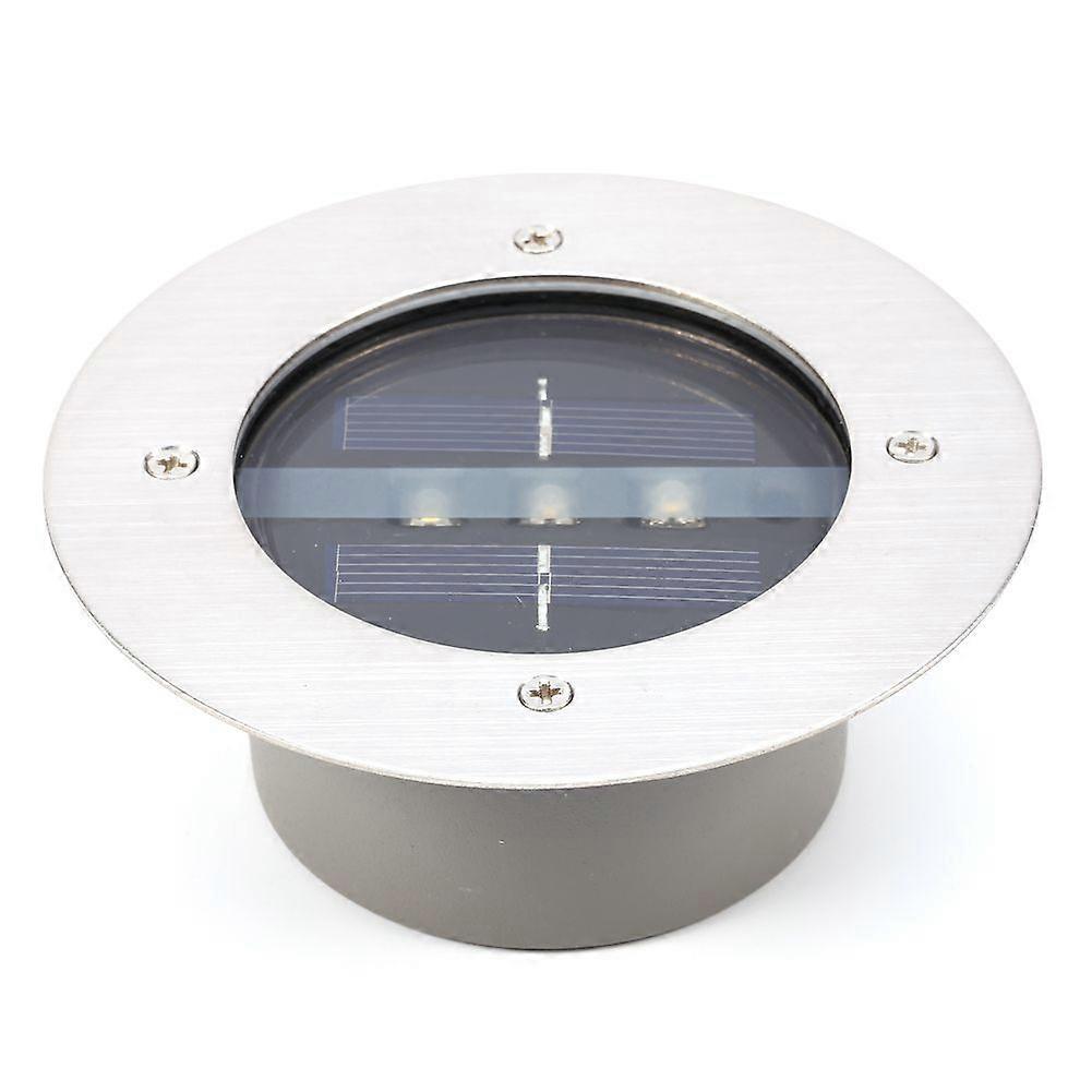 LED Solar Powered Underground Buried Light Lamp Way Road Garden Decking Light
