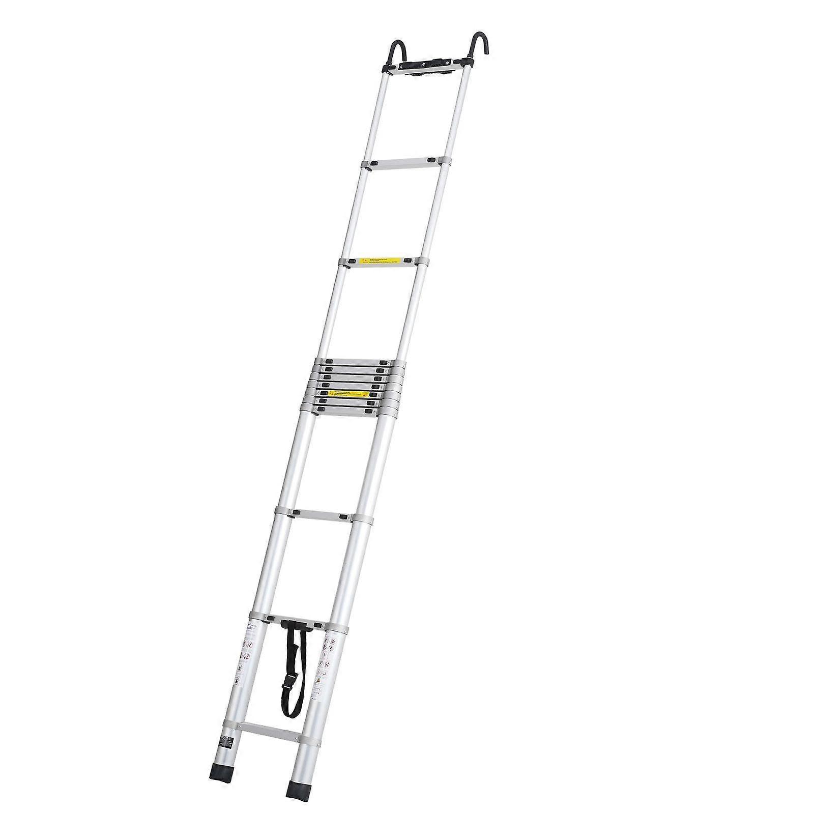 Telescoping Ladder, 16.5FT Aluminum Lightweight Extension Ladder, 419 LBS Capacity with Non-slip Feet, Portable Ladders for Home, RV, Loft