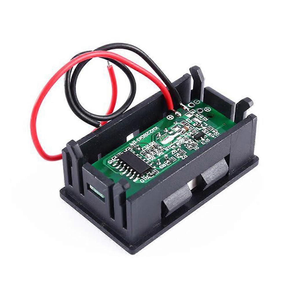 Battery Indicator Meter Gauge 2Pcs For Capacity Measurement Of Battery In Black Perfect For Embedded Panel Usage