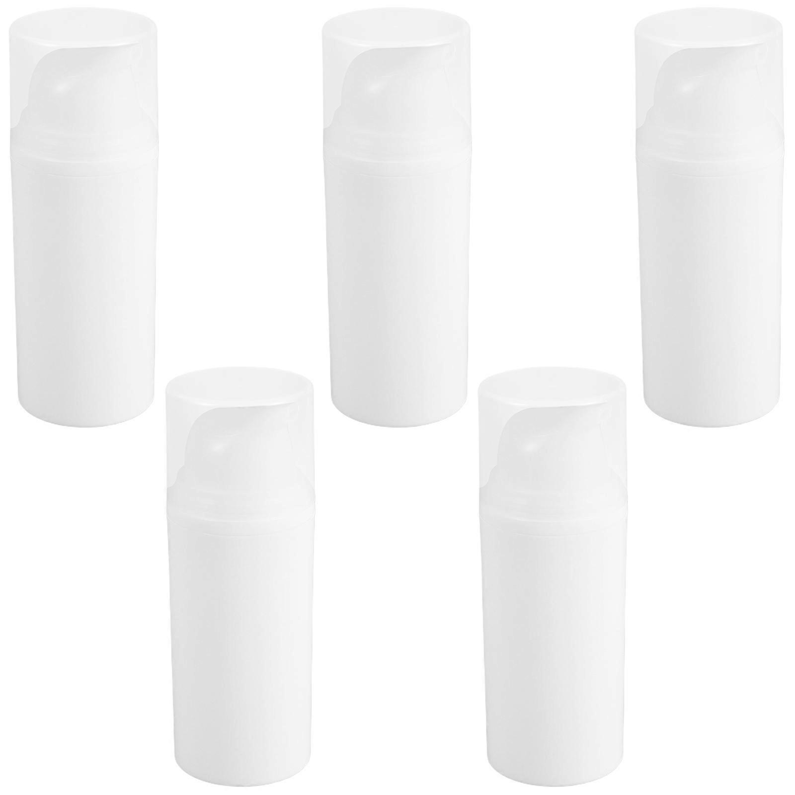 Portable Refillable Lotion Container 20Pcs With Pump Dispenser Travel Bottles For Shampoo Durable White Packaging