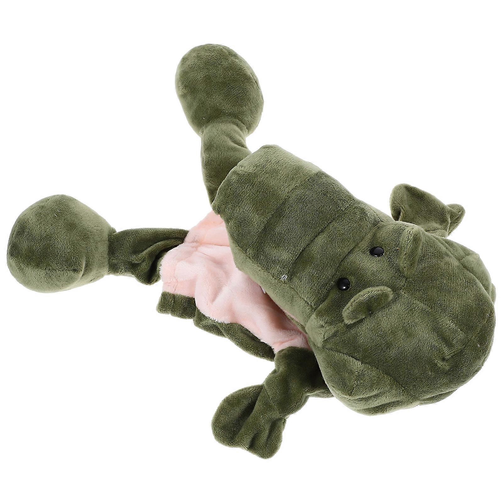 Adorable Stuffed Animal Hand Puppet Toy For Kids 32X18X17CM Ideal For Parent-child Interaction 2Pcs