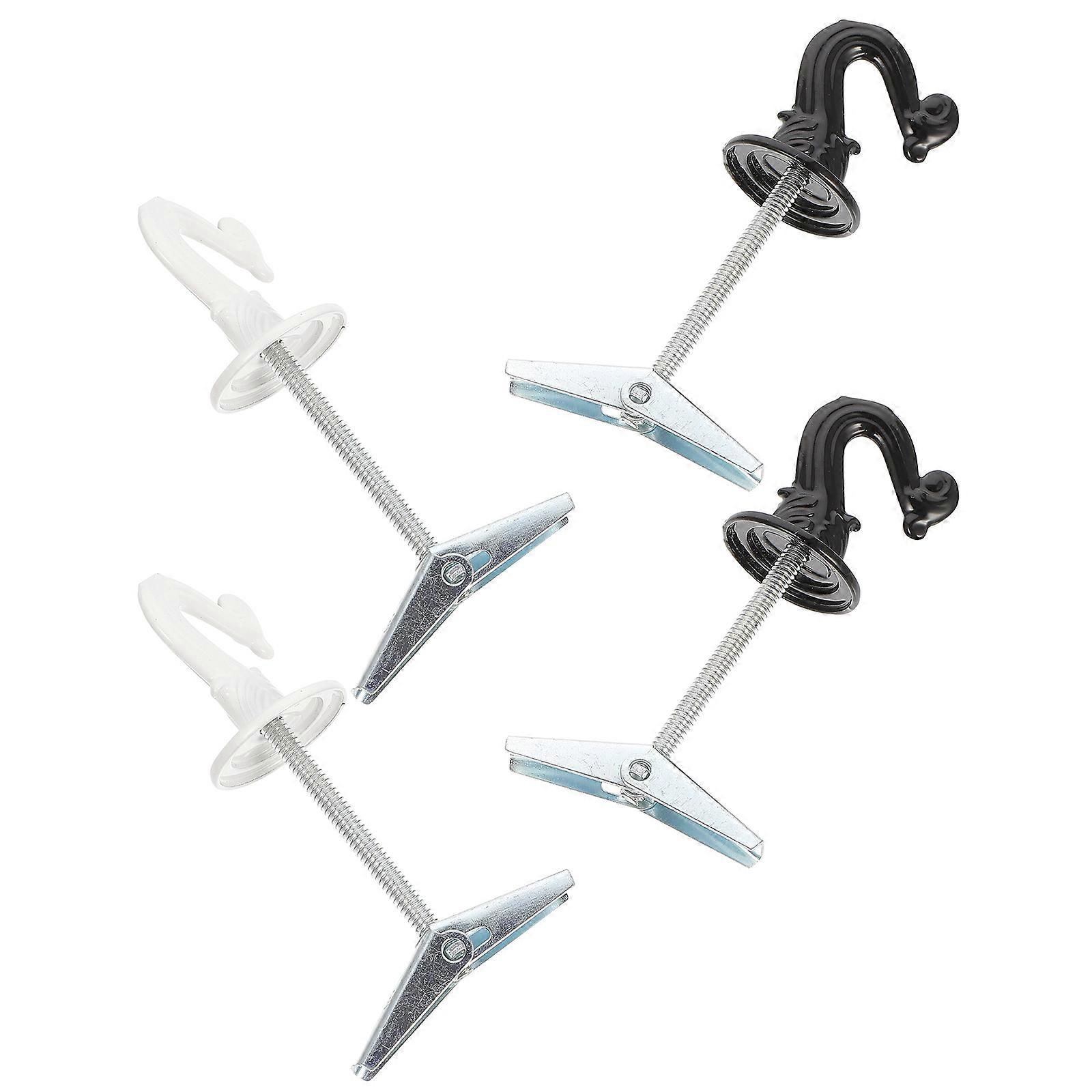 Wall Fixing Toggle Hook 8 Pcs Zinc Alloy Space Decoration for Home Interior 4X3Cm