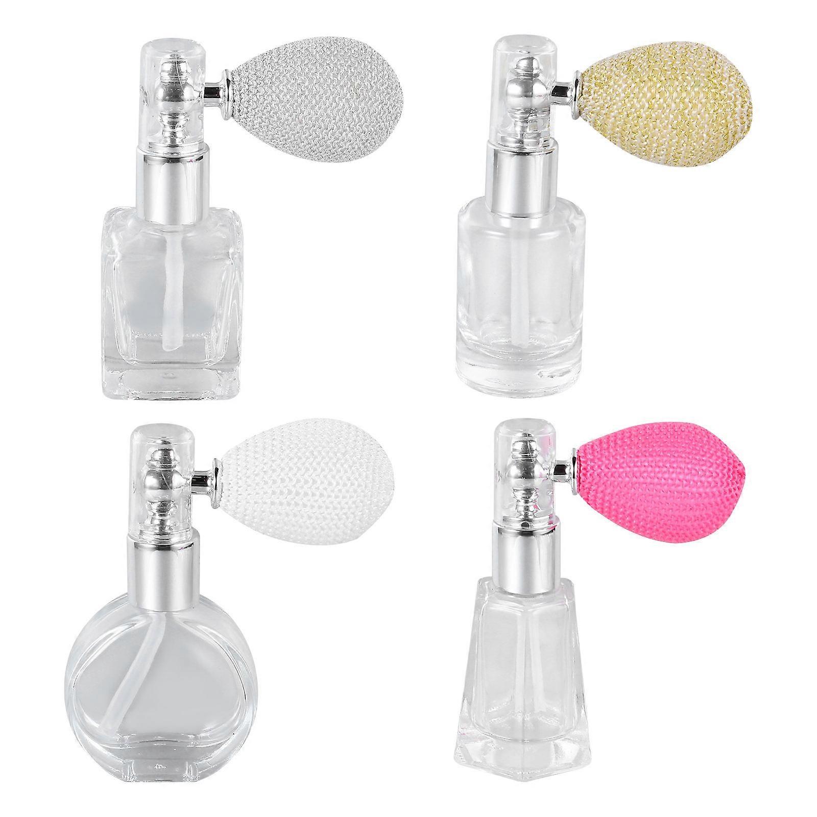 Refillable Container Glass Bottles for Storage Use 12Pcs Assorted Color