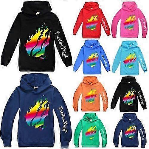 Prestonplayz Flame Kinder Lässiger Kapuzenpullover Youtube Kapuzenpullover Pullover Geschenk