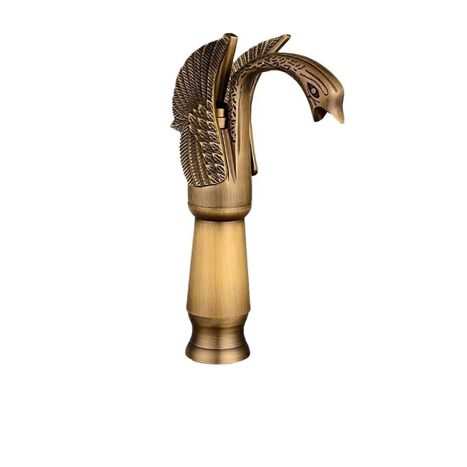Antique Bathroom Sink Tap Golden Swan Basin Faucet For Vessel Sink Hot And Cold Water Mixer Tap 12 Types C Tall