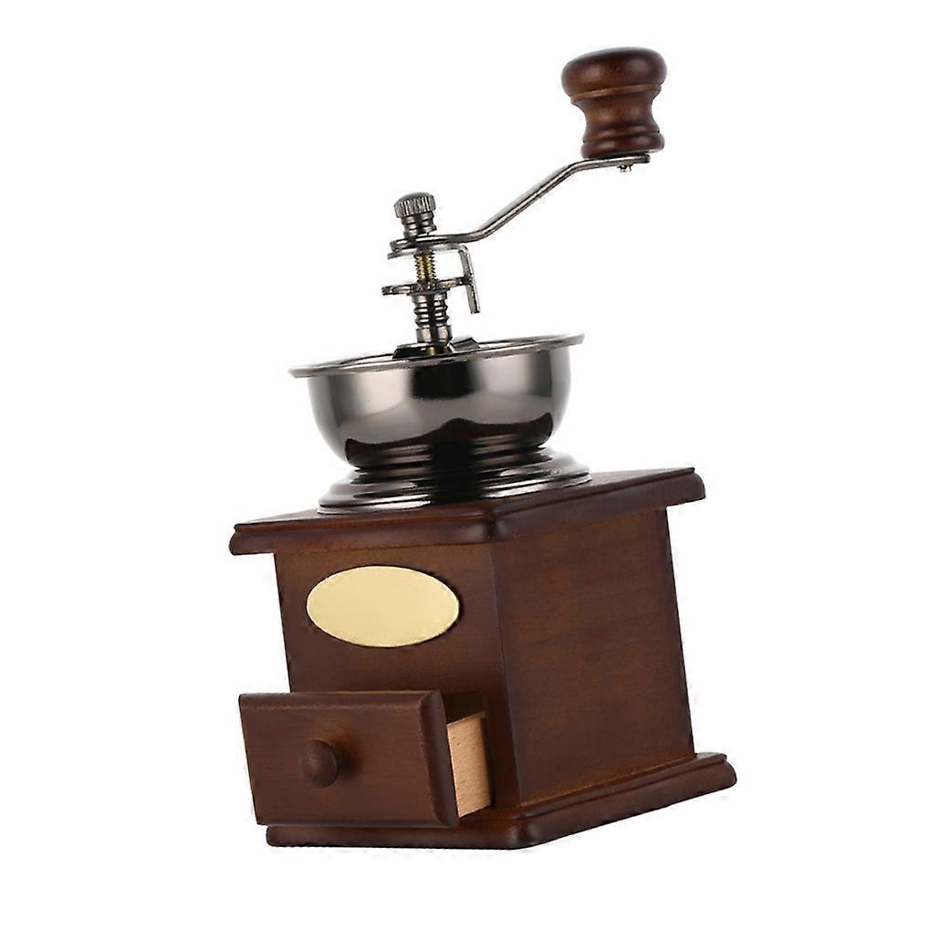 Manual Coffee Hand Crank Mill Grinding Settings Bean Crusher Making