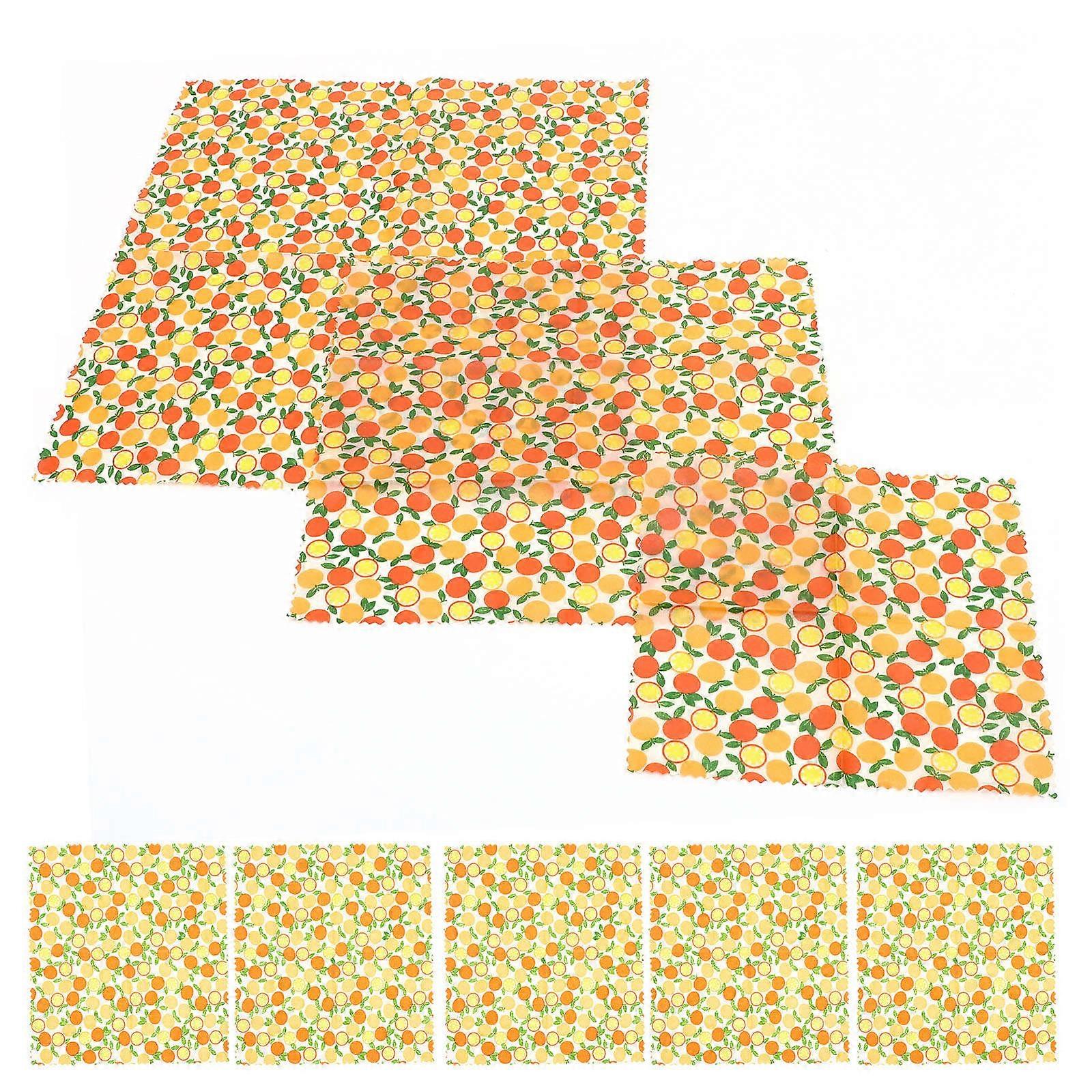 Reusable Beeswax Wraps 15 Pcs Sandwich Wrap Cloth For Wrapping Food In 36X33CM Suitable For Office And Children'S Lunch