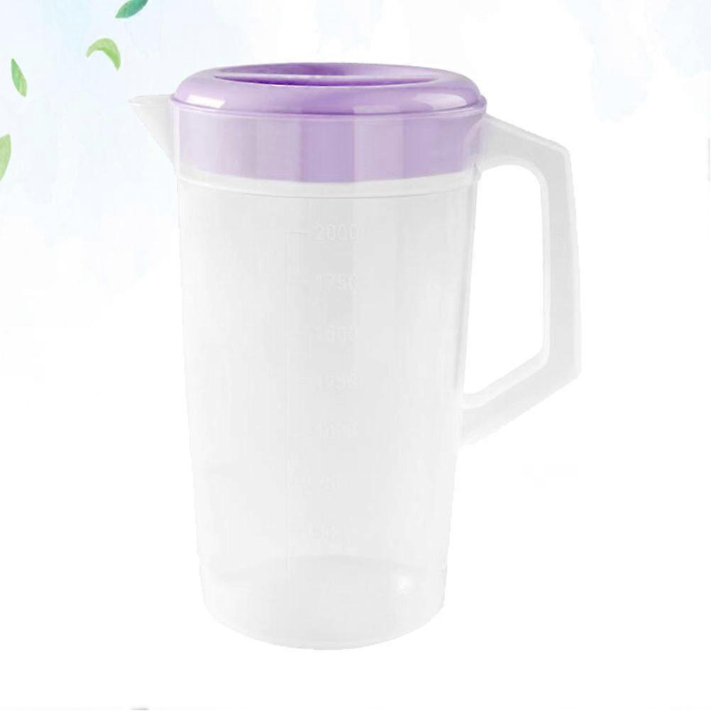 Violet Beverage Pitcher for Cold Water Pouring Large Capacity Jug
