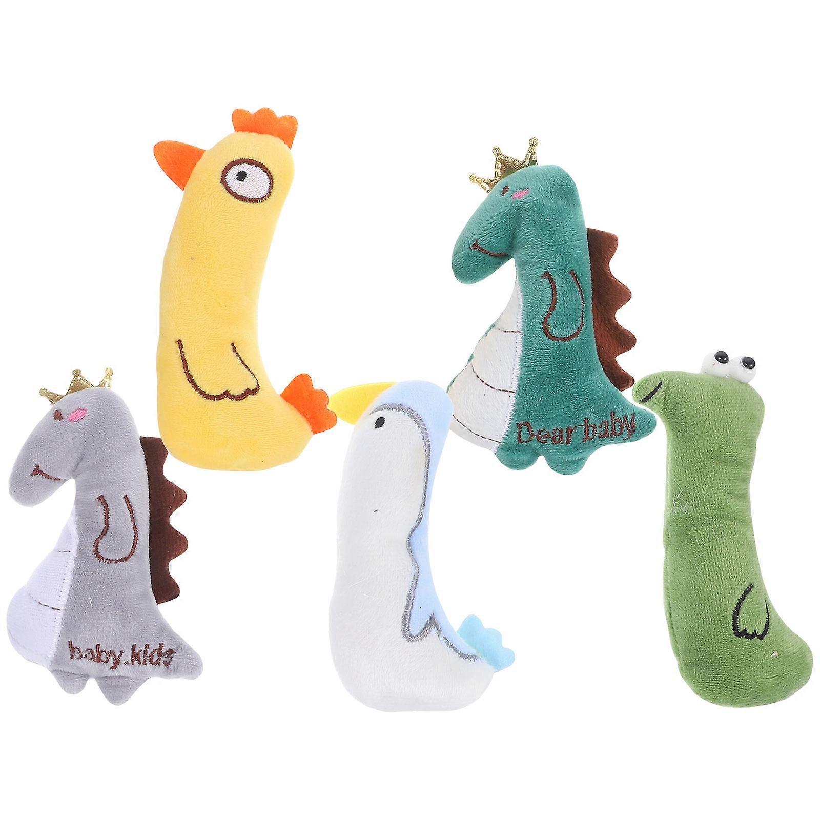 Kitten Molar Toy Plush Catnip Filled Toys for Pet Chewing 25Pcs Assorted Colors