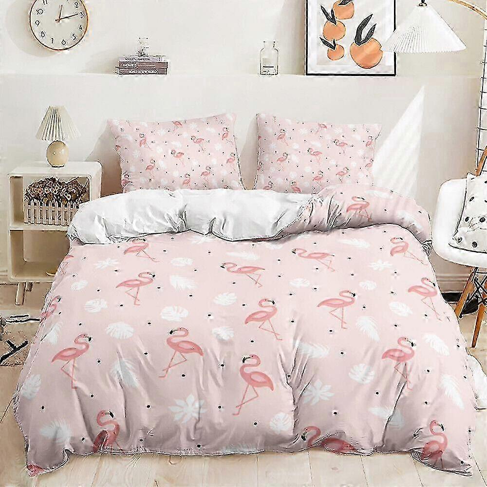 v397 Lençóis Bela Coleção Flamingo Conjunto de Capa de Edredão Têxteis para o Lar Lençóis IU397