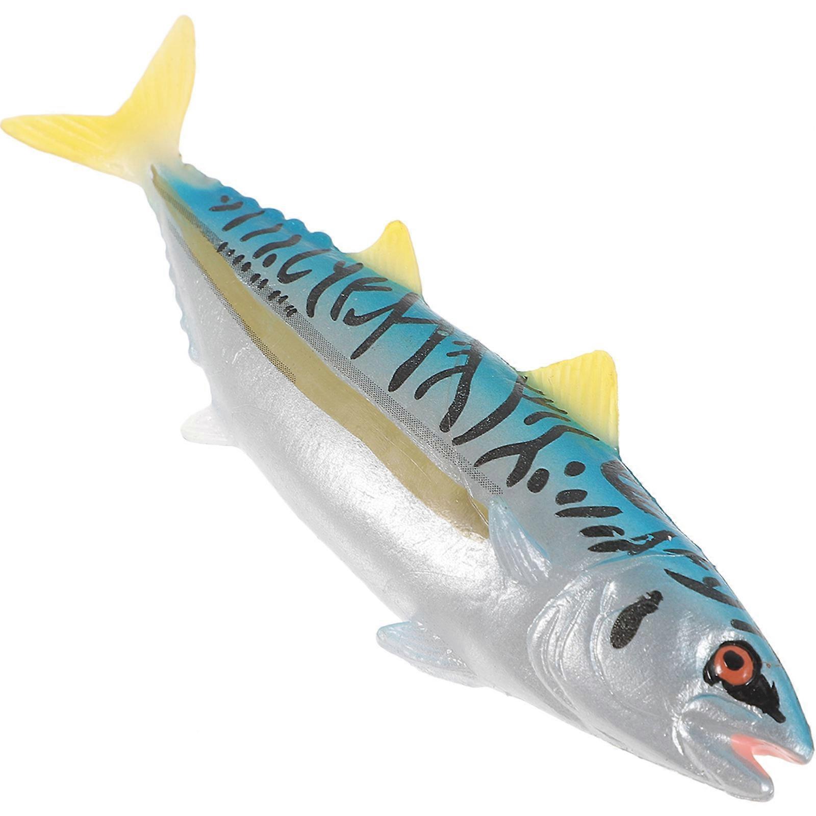 Fish Ornament Artificial Sculpture for Decoration 3Pcs Plastic Fish Model
