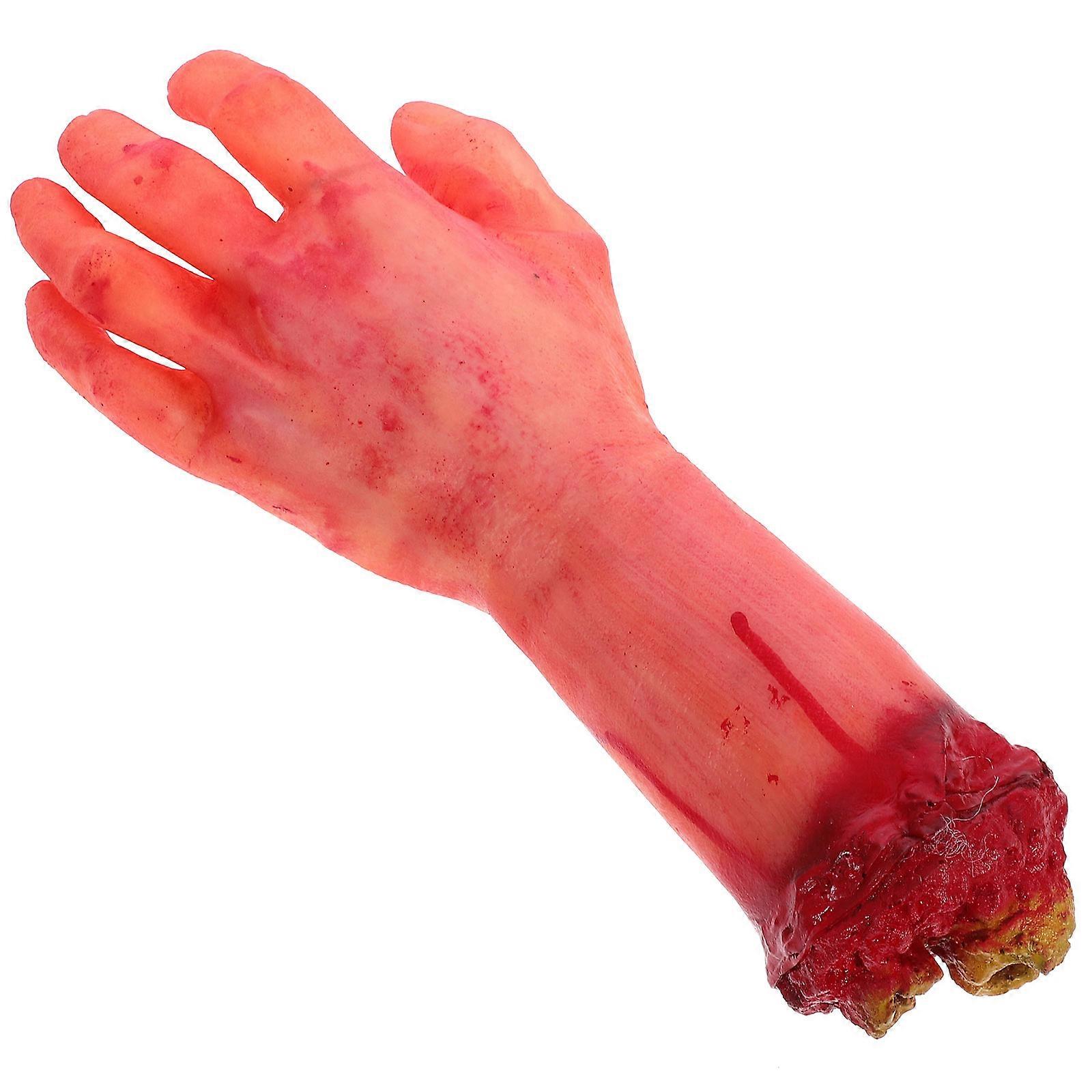 Hilarious Halloween Fake Broken Hand Prop Designed For Adults To Use In Prank Entertainment At Events 2Pcs