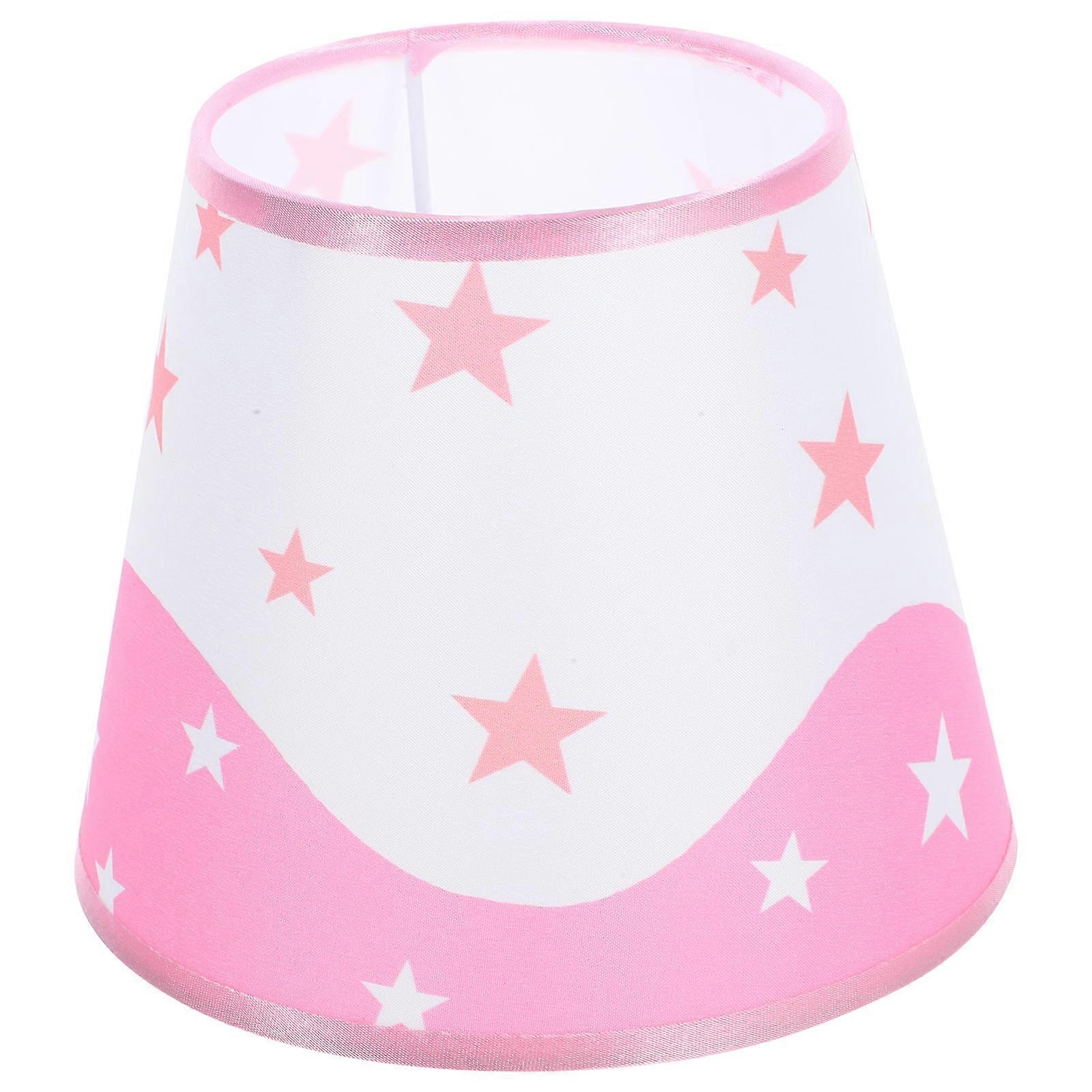 3Pcs Pink Lampshade for Table Lamp Fabric Cover for Lamp Protection