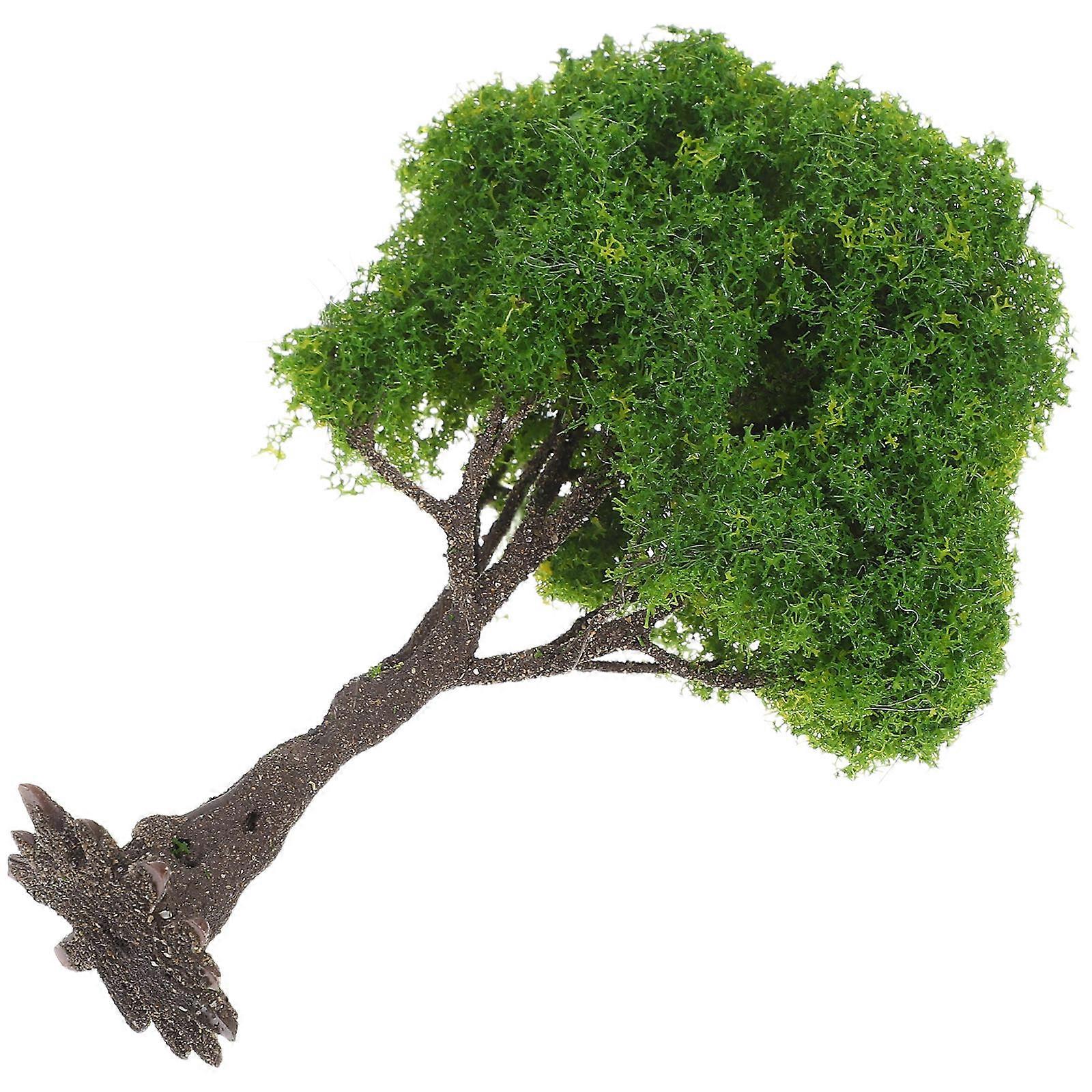 Green Miniature Tree Model for Landscape 4Pcs for DIY Craft Decor