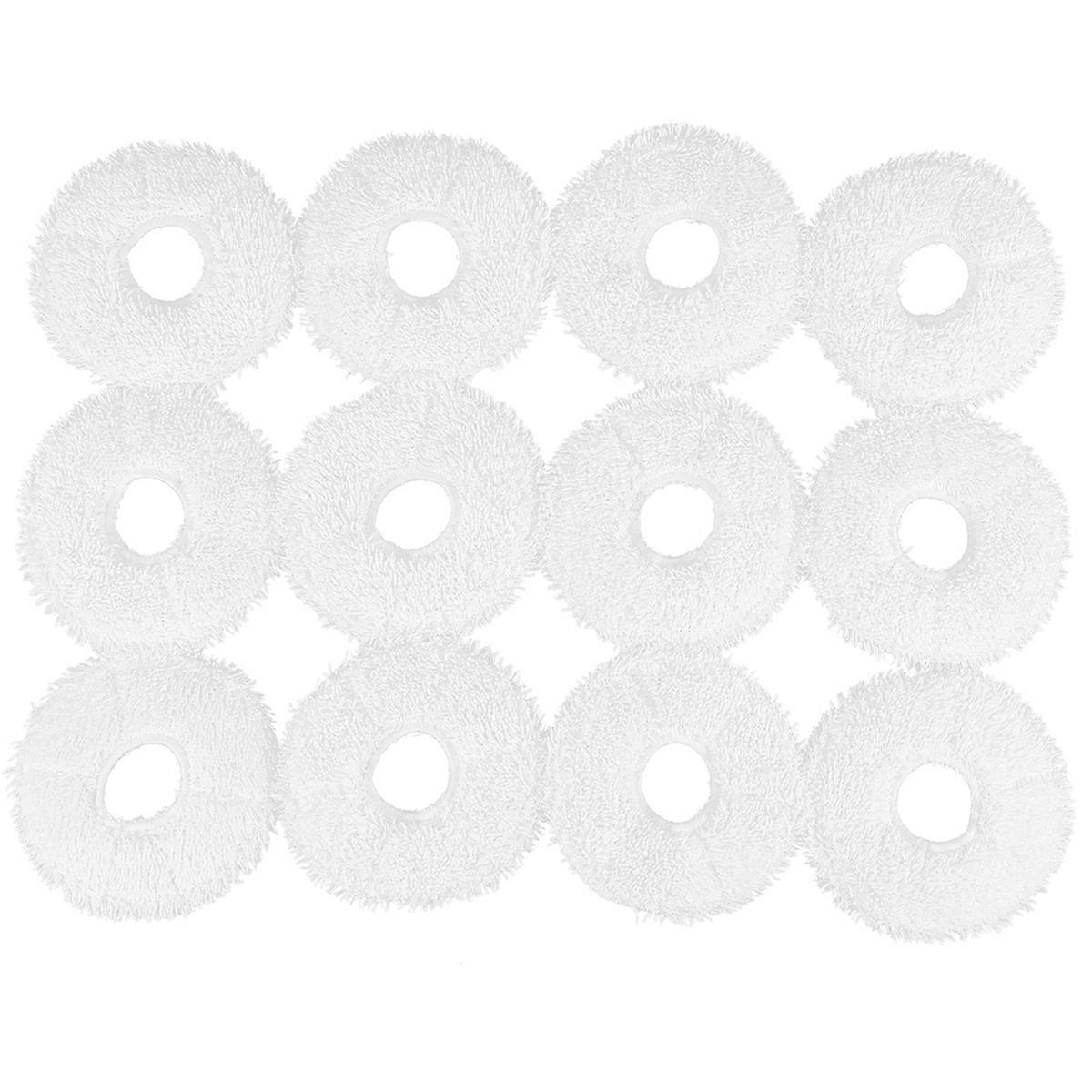 12Pcs Mopping Cloths for Mop Station Self-Cleaning Robot