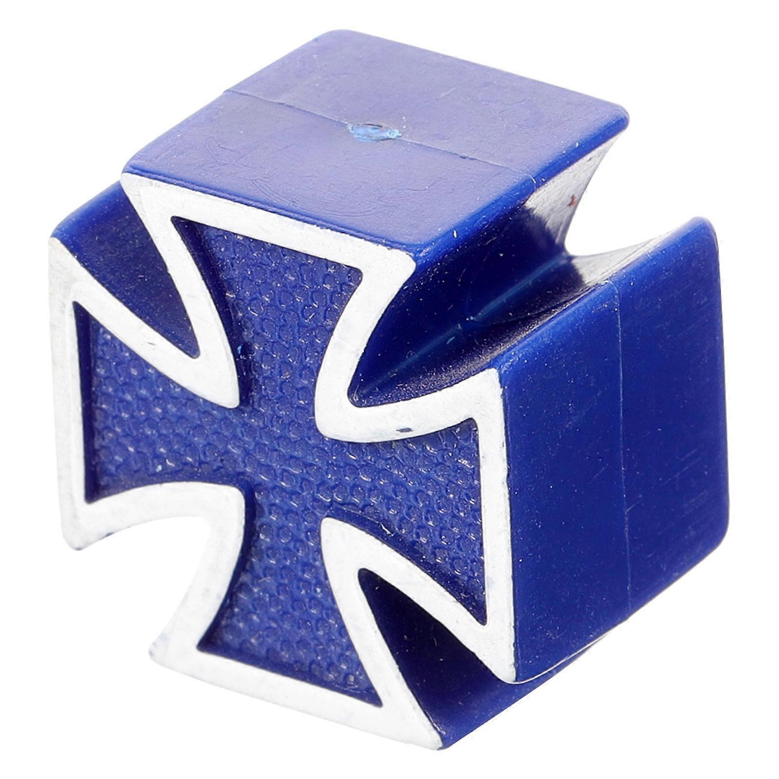 Car Tire Valves Caps Replacement Cross Shaped 5Pcs Durable Valves