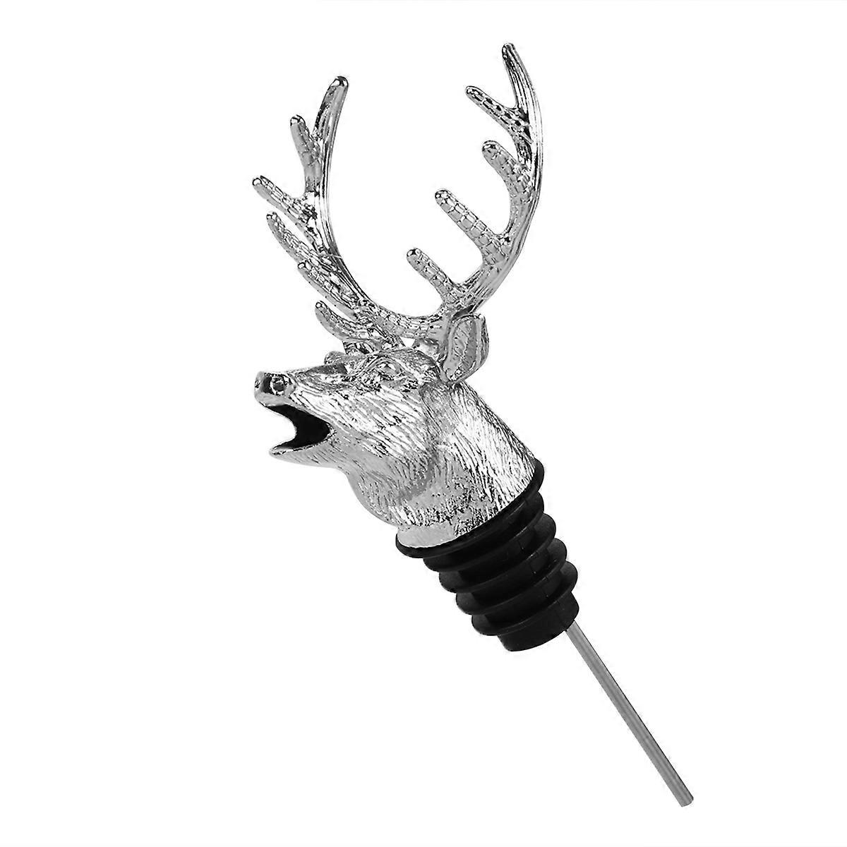 Deer Head Pourer and for Use with Aerator