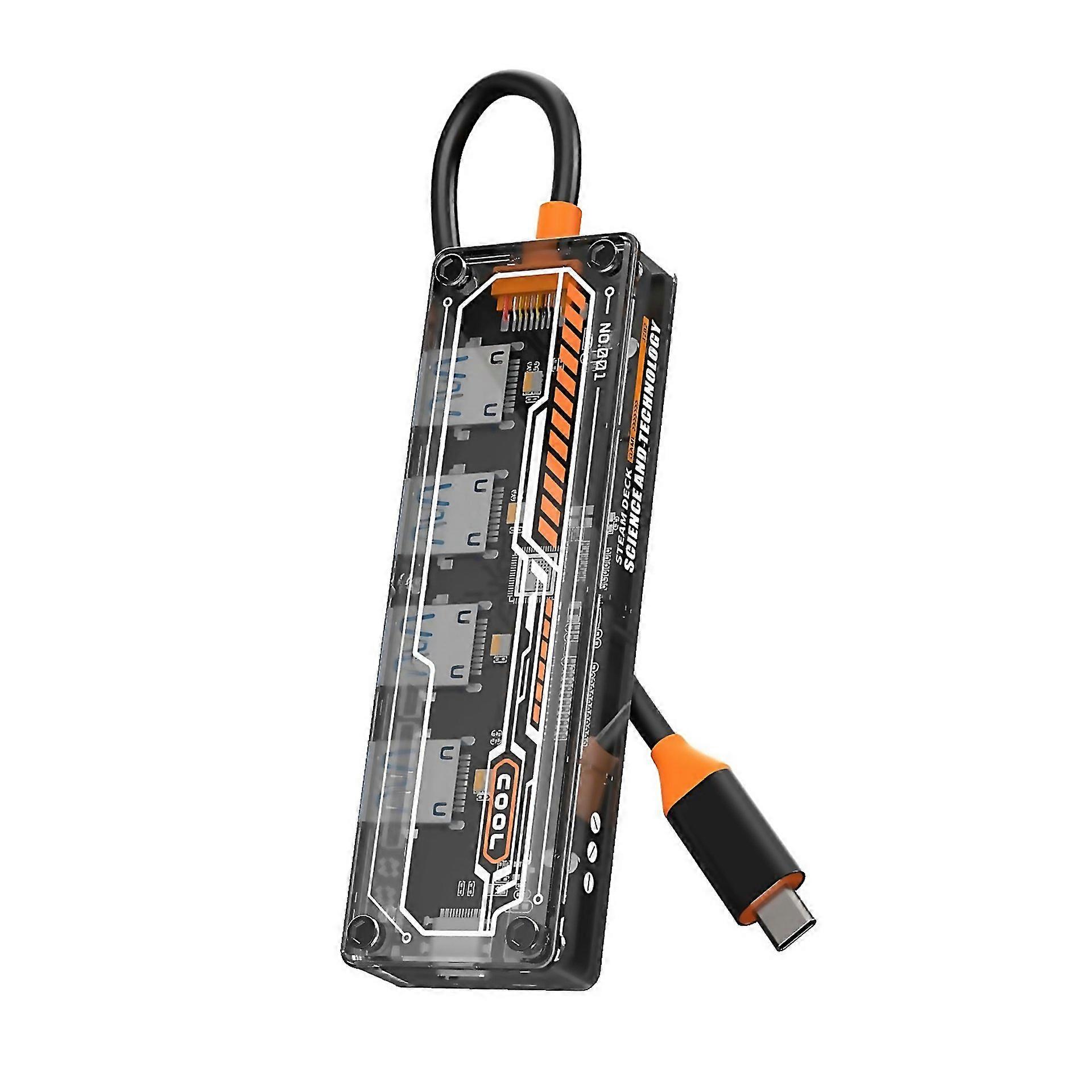 For Sw4uc 5 In 1 Typec To Typec 4 X Usb30 Hub Docking Station