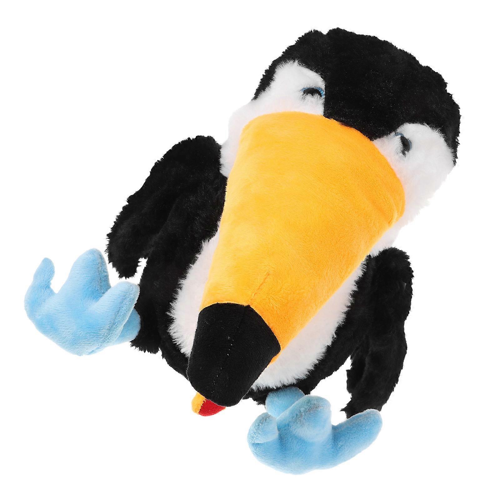 Plush Cartoon Bird Hand Puppet for Story Telling with Children