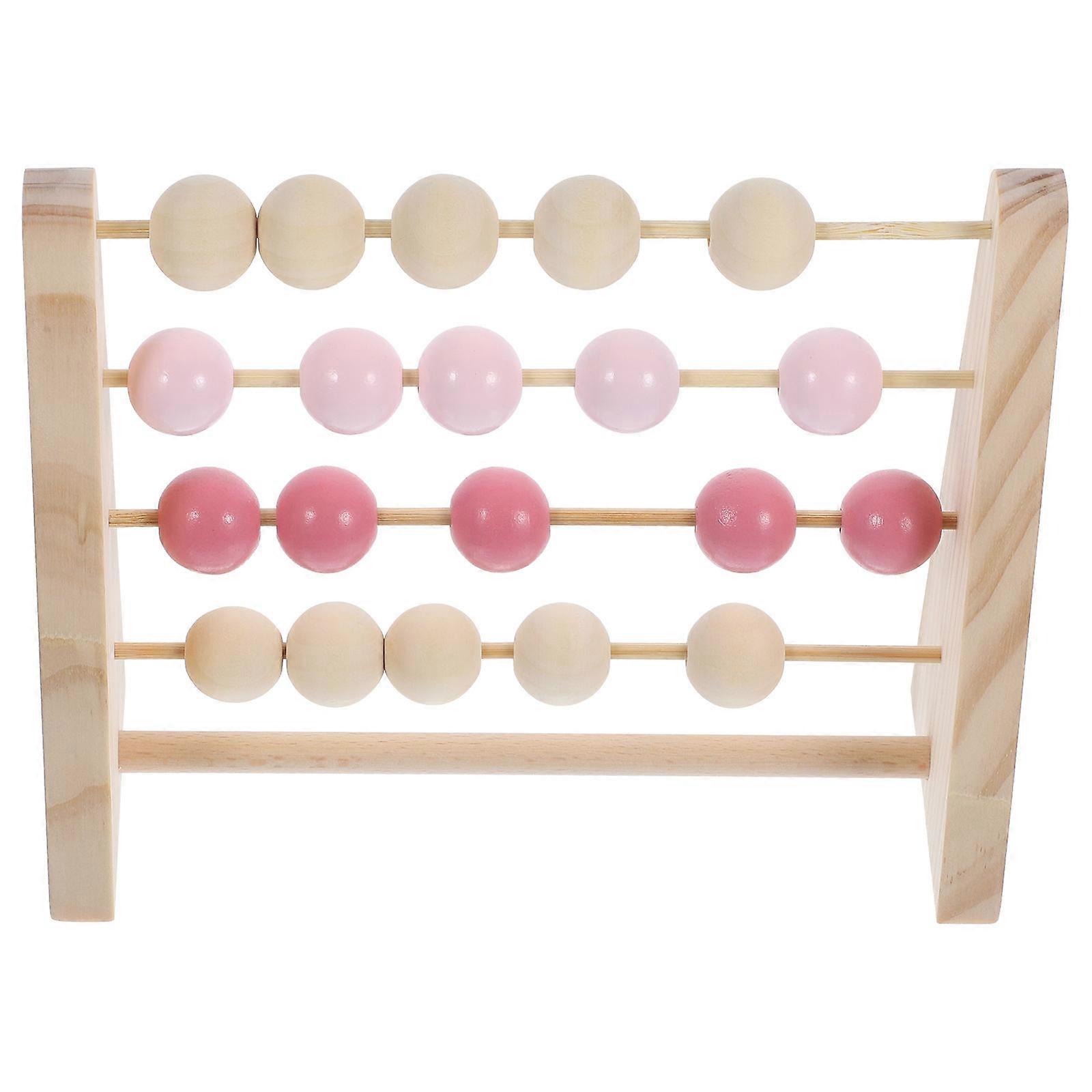 Math Learning Abacus Kids Abacus Wooden Counting Toy for Children 2Pcs