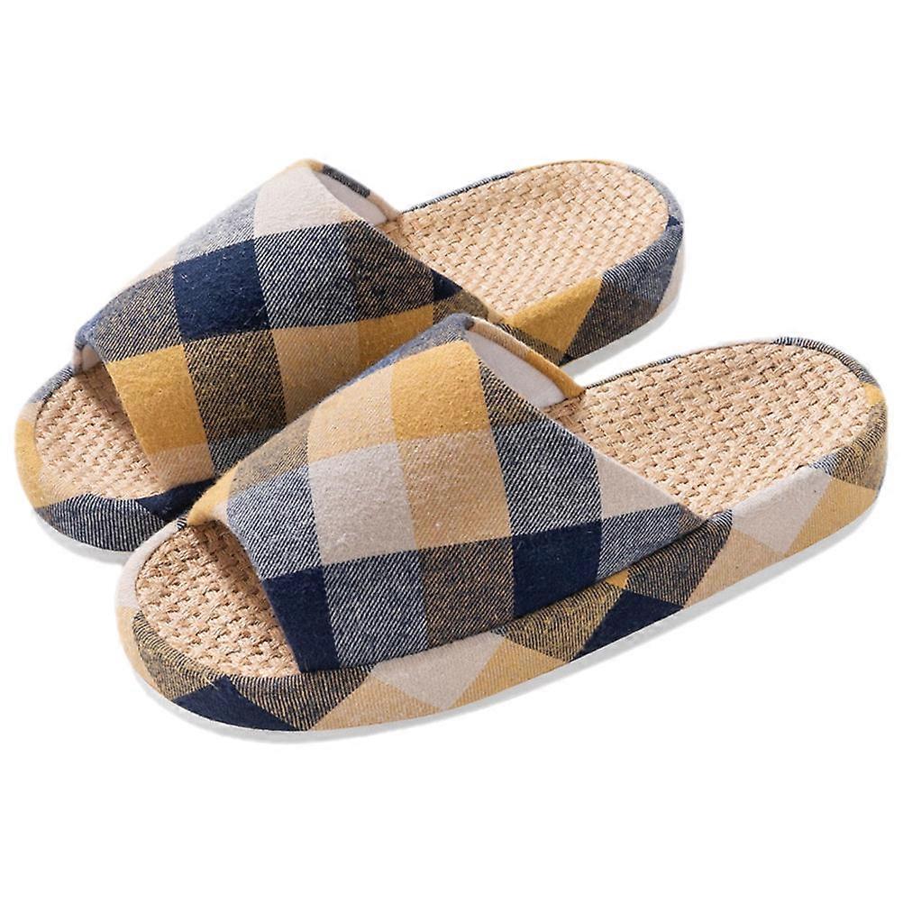 House Slippers Summer Indoor Slippers For Guests 25.50X8.80X2.00cm Simple Design Lightweight 1 Pair