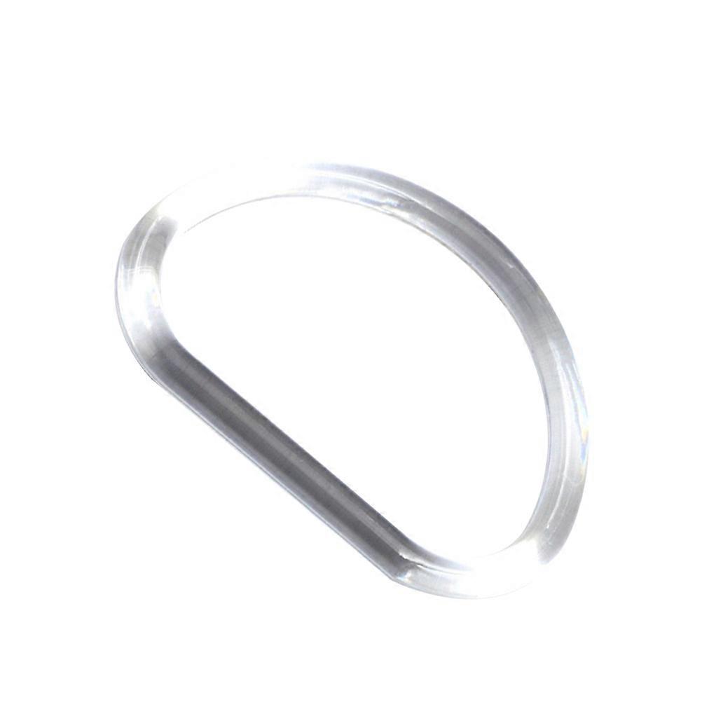 Handmade Bag Handles Plastic D Type Replacement for DIY Accessories 2Pcs