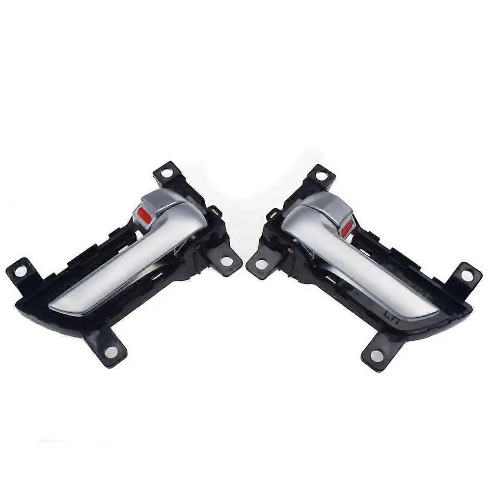 Silver Interior Door Handle For 20112015 2.4L And 3.5L Models Front And Rear Driver Or Passenger Side 2 Pcs