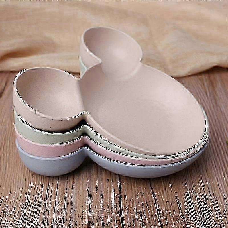 ミッキーミニーをテーマにした小麦ボウル&ストローカトラリーセット、4個、レストラン用、食器ギフト