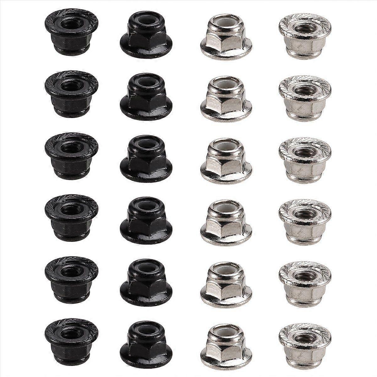 M4-Nuts Multicolor Nylon Lock Hexagon Nuts Screw Cap