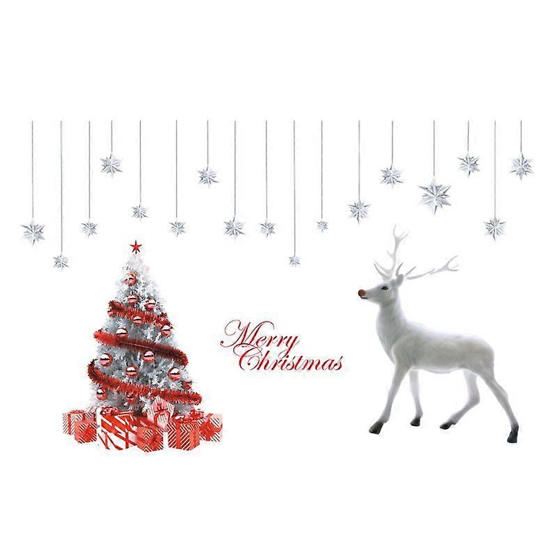 Christmas decoration window stickers (2 sets)