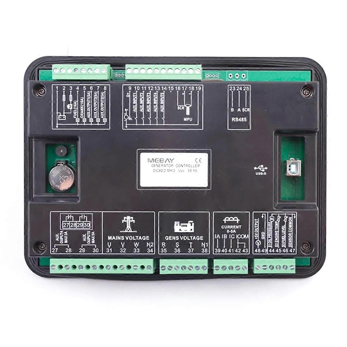 DC82D MK3 AMF Start Stop Generator Controller Module Control Board for / Gasoline / Gas Genset Start