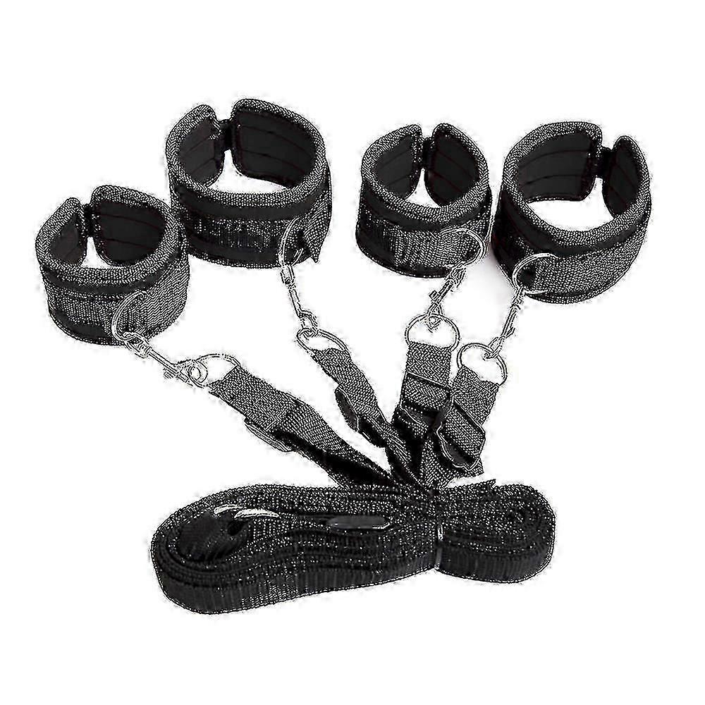 Soft Leather Adjustable Cuffs Set Straps Kit for Hand-Wrist-Ankle