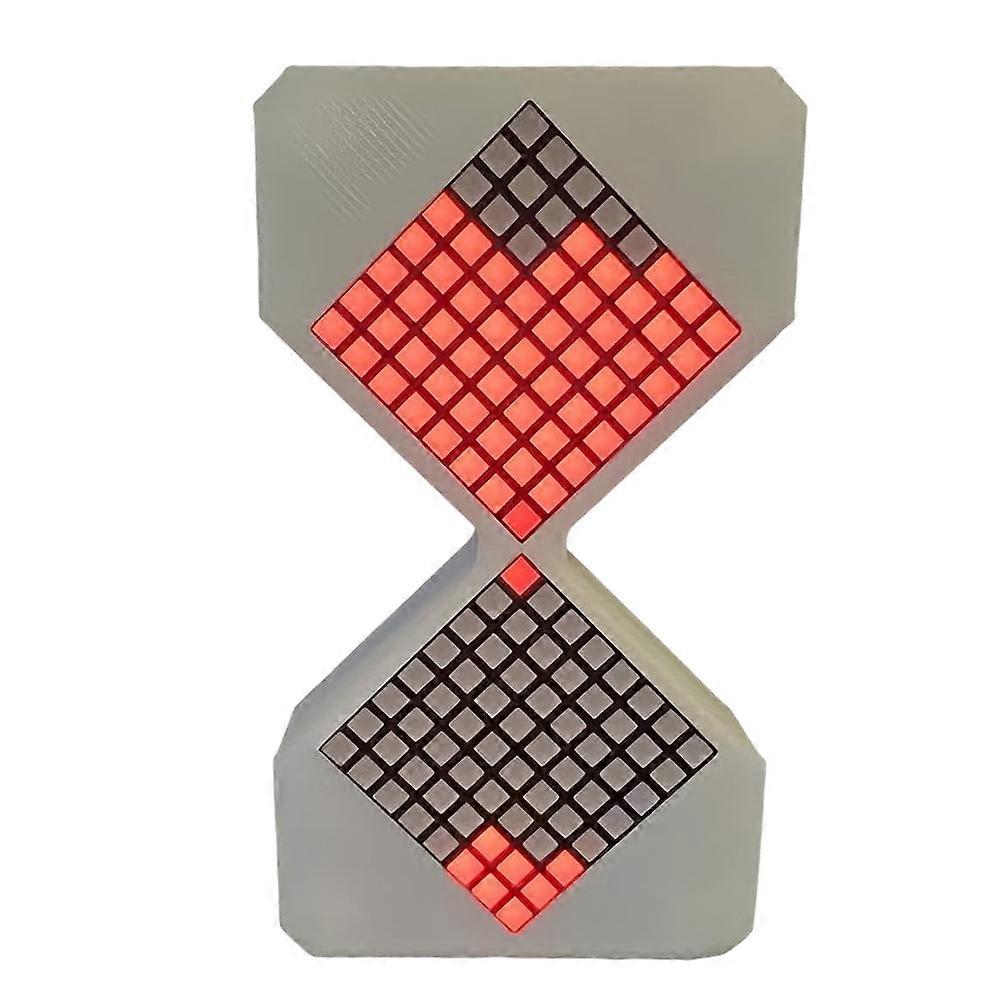 Sablier électronique, sablier électronique à LED, ornements, rouge