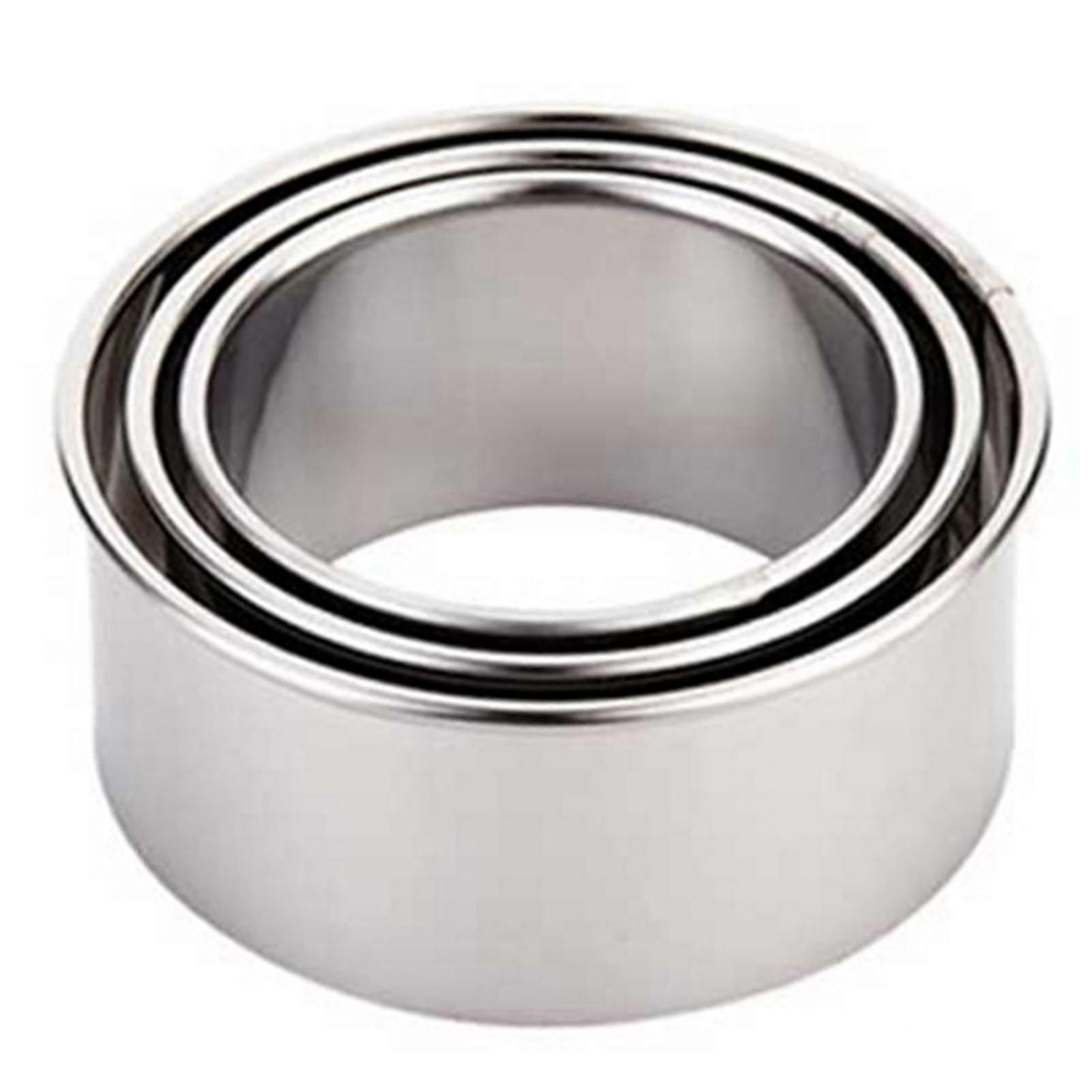 3pcs Stainless Steel Dumpling Maker Dumpling Wrapper Dough Cutter Pastry Tools Kitchen Accessories