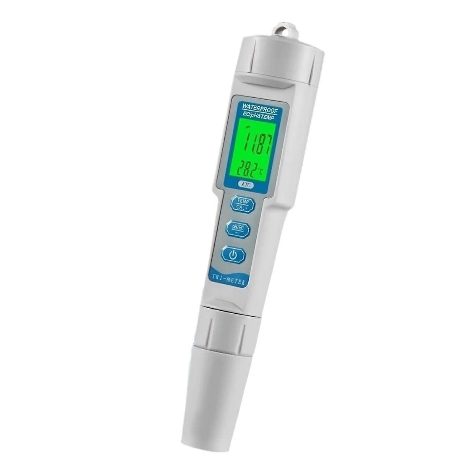 Waterproof Digital PH EC TDS Meter 3 In 1 Water Quality Tester With Temperature Display For Aquarium, Pool, Hydroponics