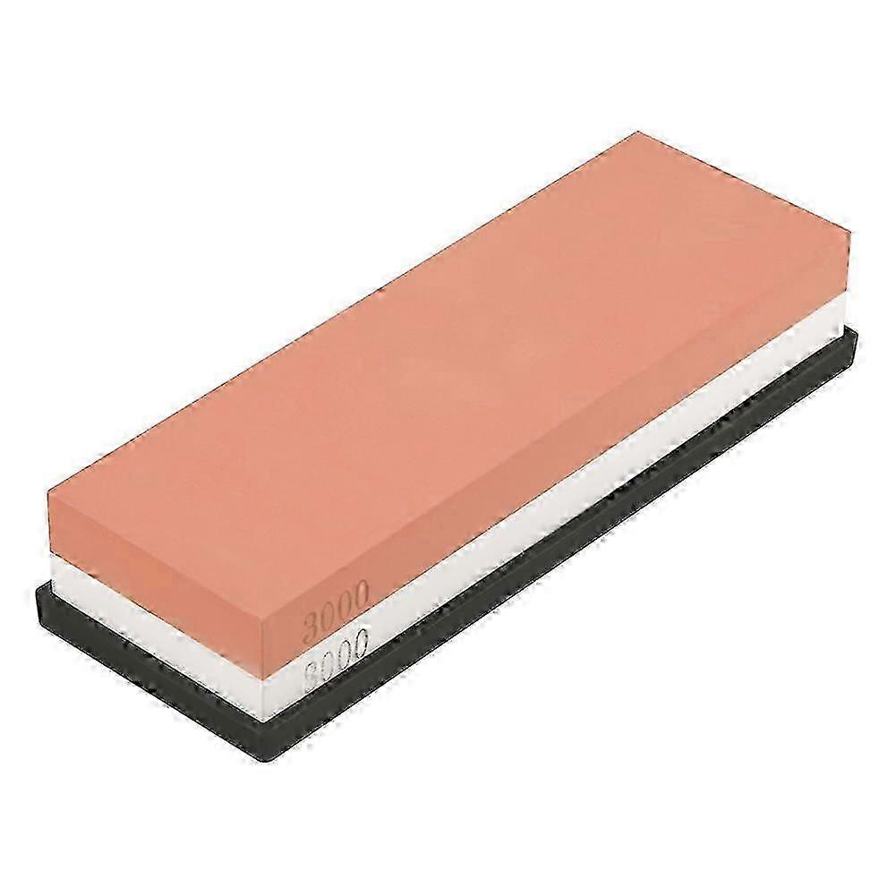 Two Sides 3000&8000 Kitchen Knife Sharpener White Corundum Sharpener Stone