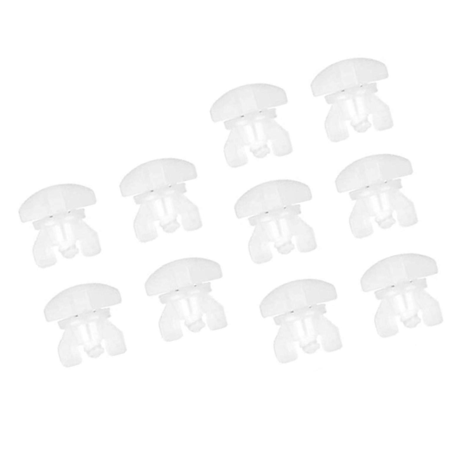 Set Of 10 Curtain Rails Intermediate Lock Plastic Curtain Stoppers for Use Living Room and Offices Multicolor