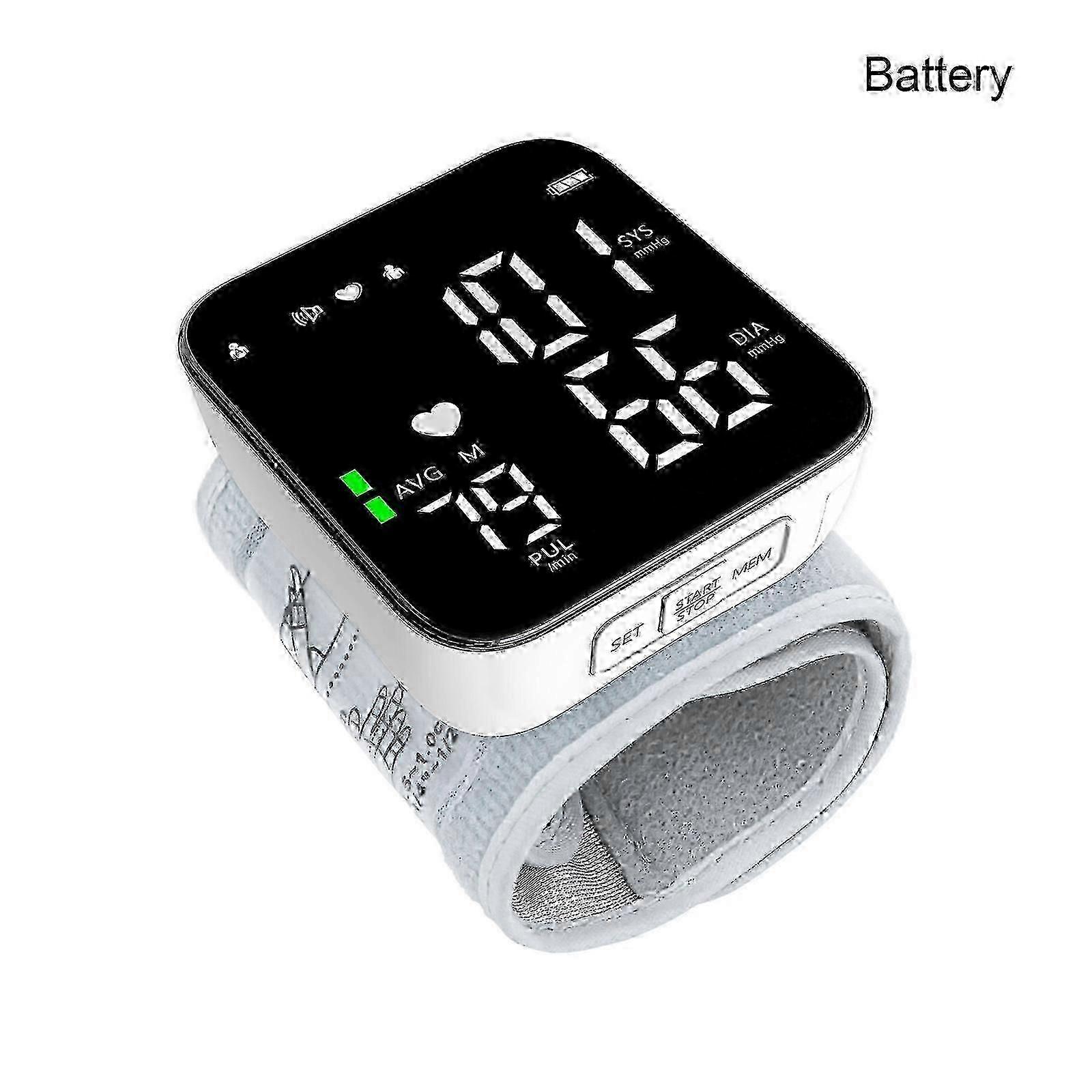 LCD Rechargeable Blood Pressure Monitor with Pulse Rate Tracking for Accurate Home Use